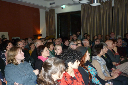 Das Publikum beim Konzert im Jüdischen Salon