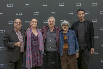 Anlässlich der Vorführung des Filmes bei Filmfest Hamburg - Albert Wiederspiel, Franziska Bongartz, Daniel Cohn-Bendit, Barbara Guggenheim und Niko Apel