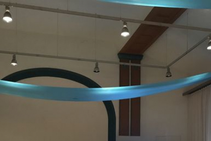 In der Aula der Talmud Tora Schule