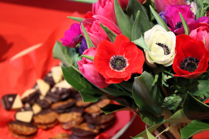 © Sebastian Schirrmeister Blumen für den Gast