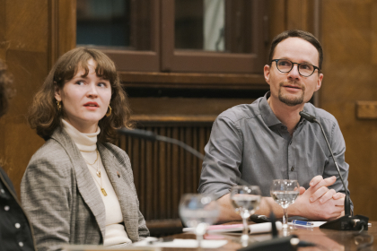 Alisa Gadas und Sebastian Schirrmeister