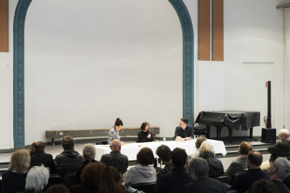 Viel Publikum in der Aula der Talmud-Tora-Schule