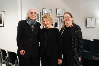 Friederike Heimann, Agi Mishol und Anne Birkenhauer