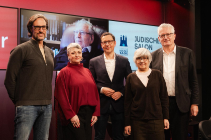 (c) Michael Kohls Jaron Löwenberg, Stephanie Szczupak (Jüdische Kulturtage), Ulrich Kühn, Barbara Guggenheim, Thomas Sparr
