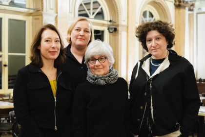 (c) Michael Kohls Natascha Freundel, Antje Flemming, Barbara Guggenheim und Maria Stepanova.