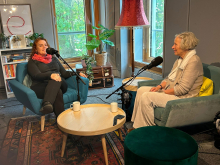 Im NDR Studio mit Almut Engelien 