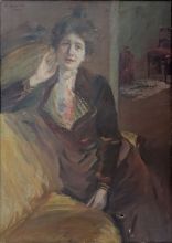 Erich Hancke: Porträt Margarete Mauthner, 1900 Privatsammlung, Foto: Bucerius Kunst Forum